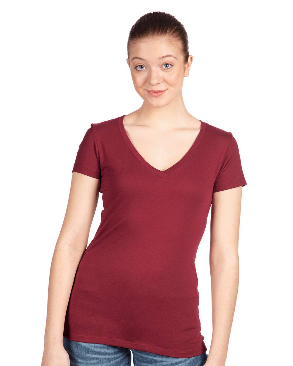 Next Level-1540-Women's Ideal V-Neck T-Shirt - Image 25