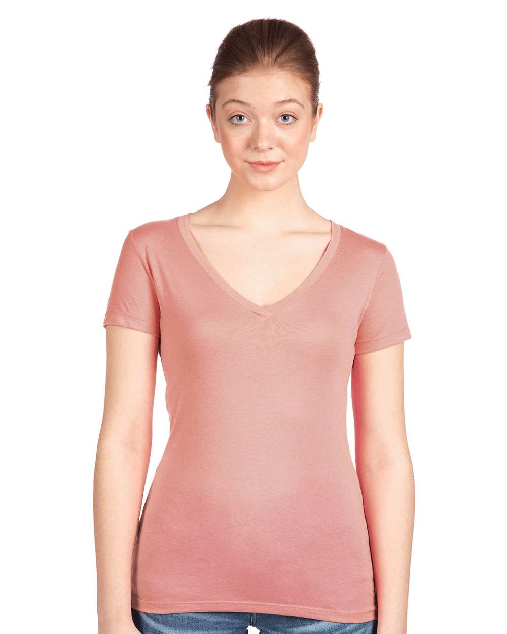 Next Level-1540-Women's Ideal V-Neck T-Shirt - Image 34