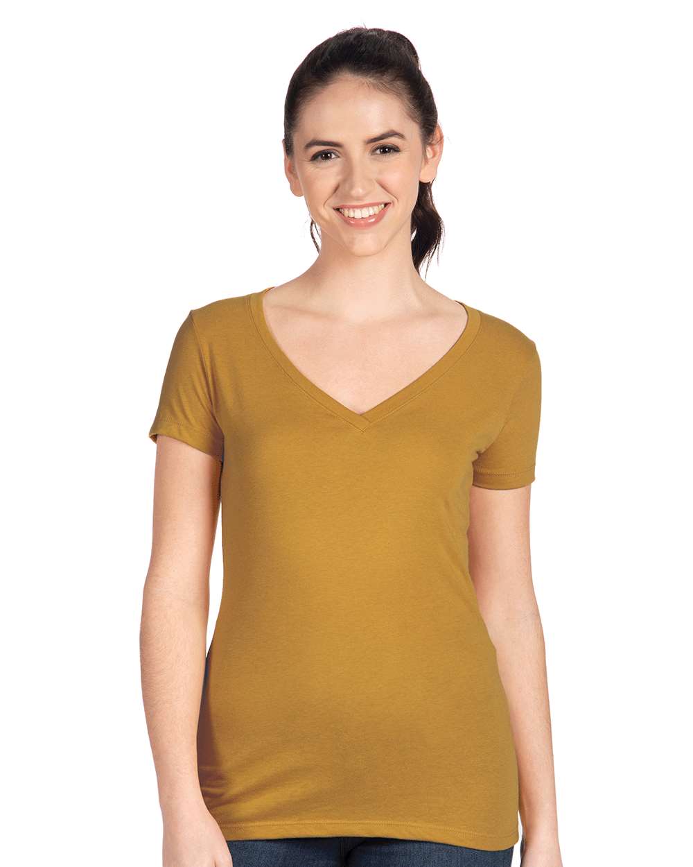 Next Level-1540-Women's Ideal V-Neck T-Shirt - Image 4