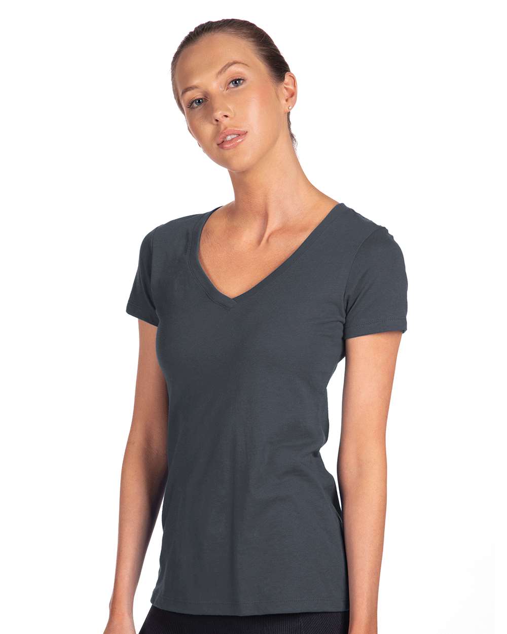 Next Level-1540-Women's Ideal V-Neck T-Shirt - Image 49