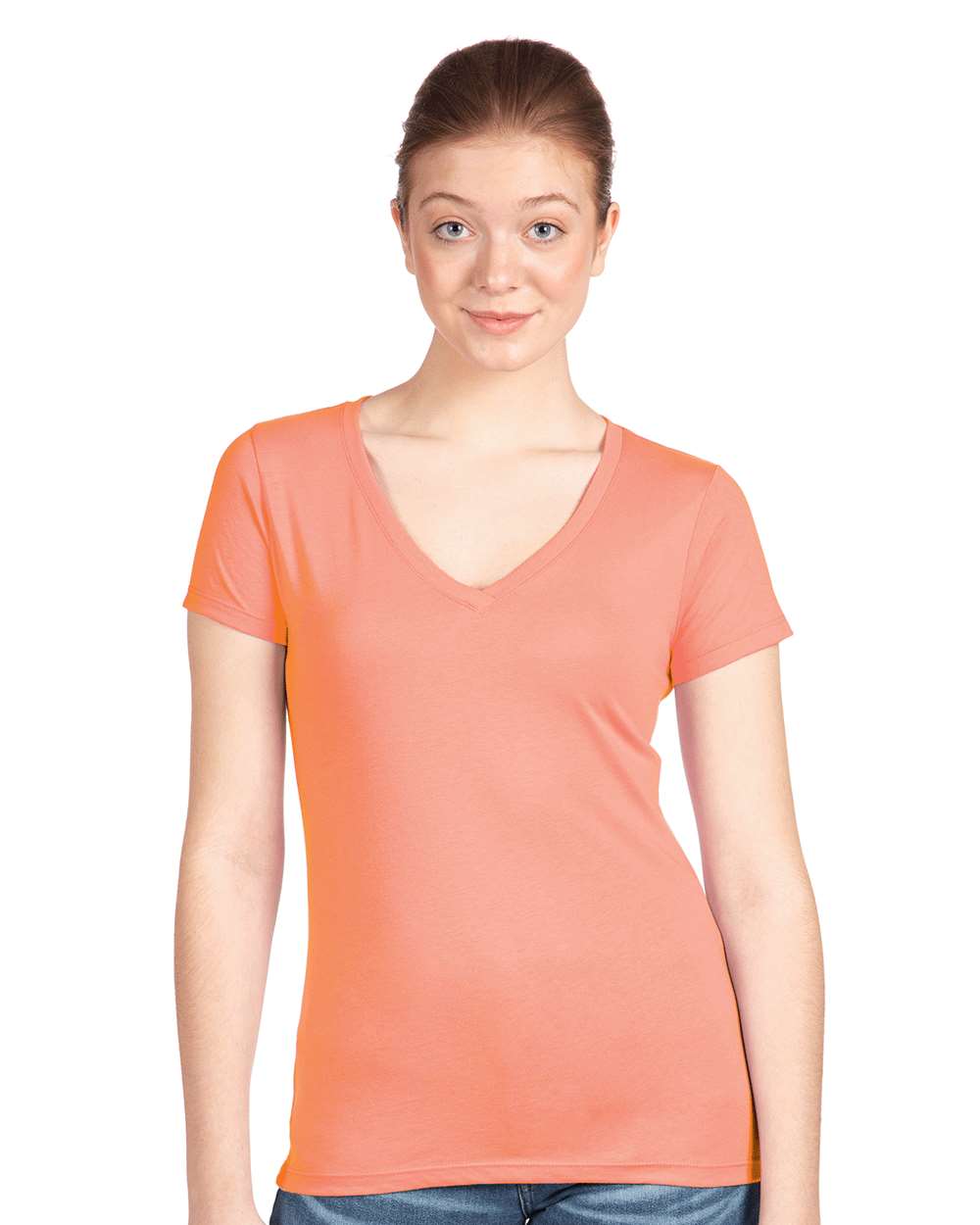 Next Level-1540-Women's Ideal V-Neck T-Shirt - Image 59
