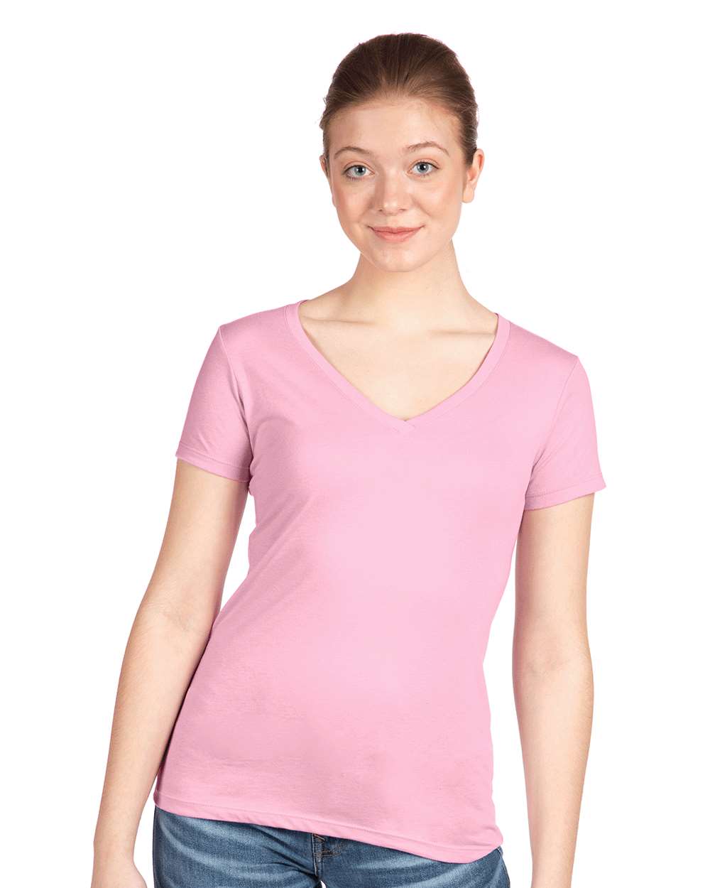 Next Level-1540-Women's Ideal V-Neck T-Shirt - Image 64