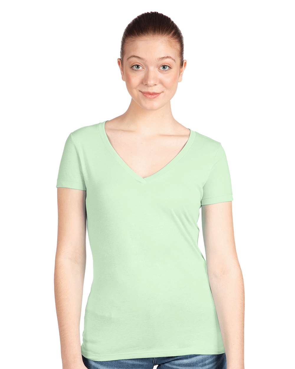 Next Level-1540-Women's Ideal V-Neck T-Shirt - Image 79