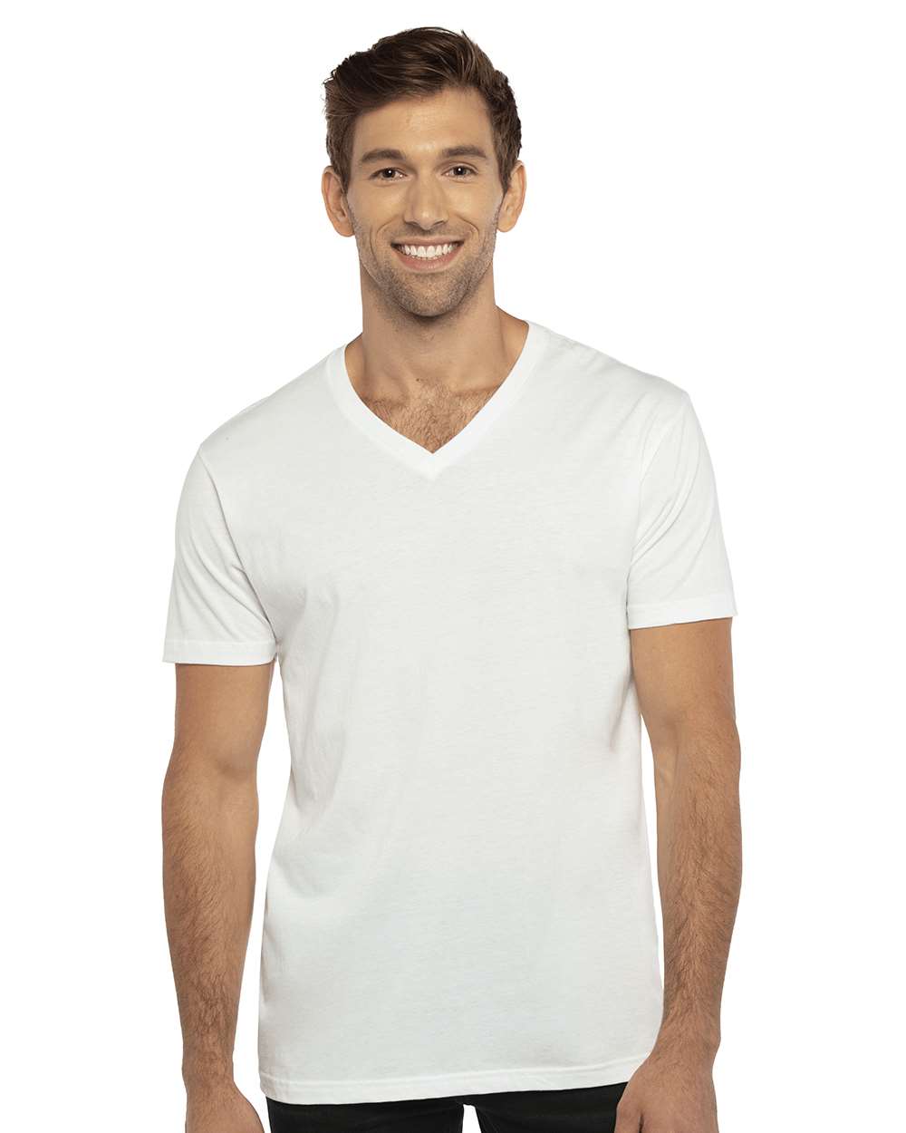 Next Level-3200-Cotton V-Neck T-Shirt - Image 28