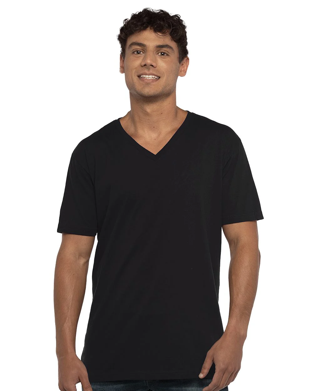 Next Level-3200-Cotton V-Neck T-Shirt - Image 6