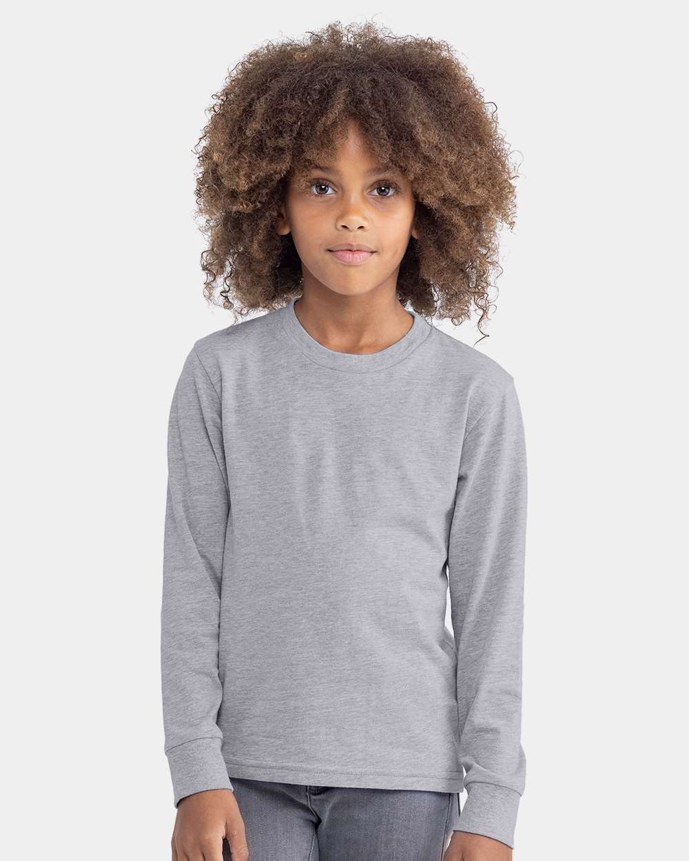 Next Level-3311-Youth Cotton Long Sleeve T-Shirt - Image 11