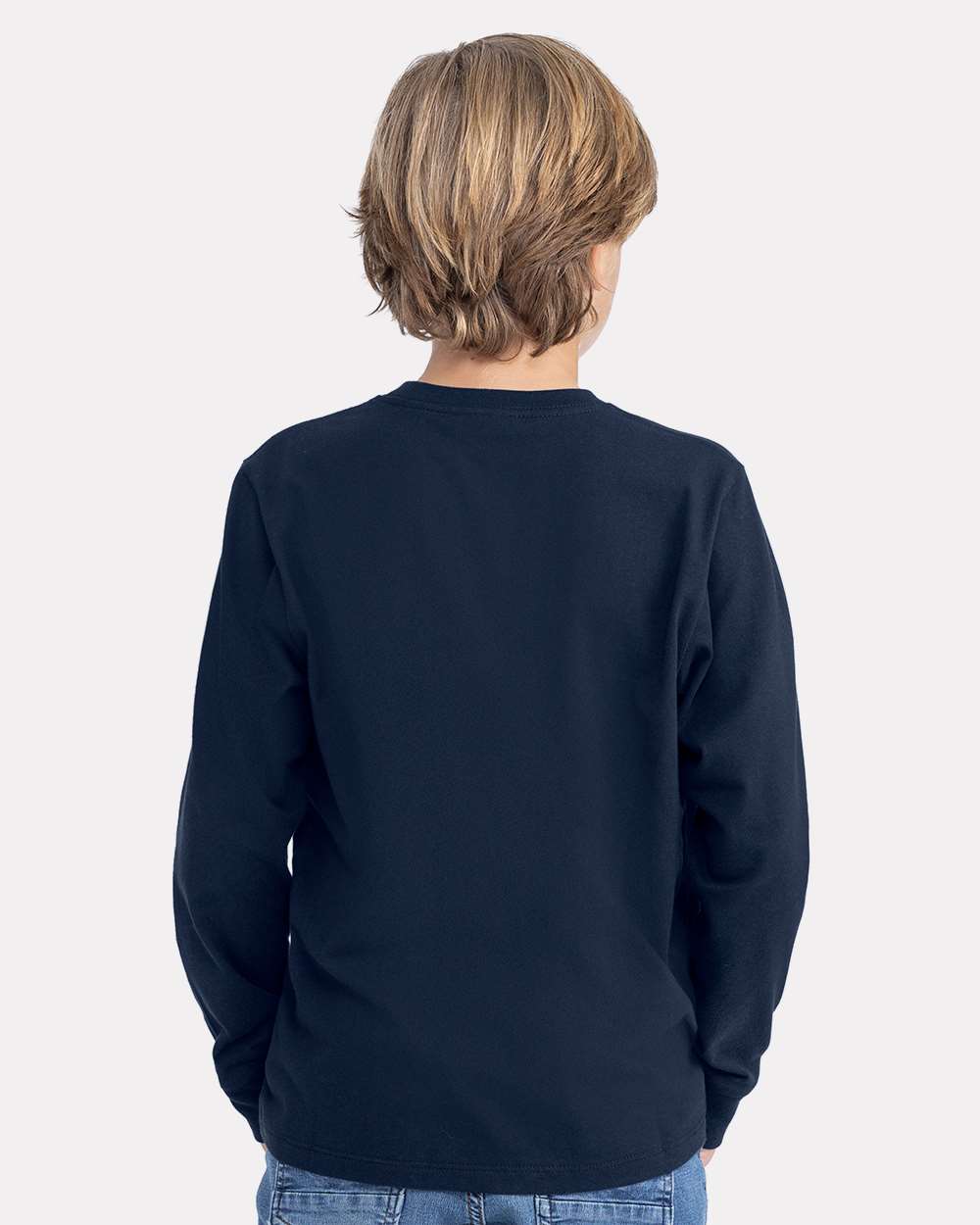 Next Level-3311-Youth Cotton Long Sleeve T-Shirt - Image 19