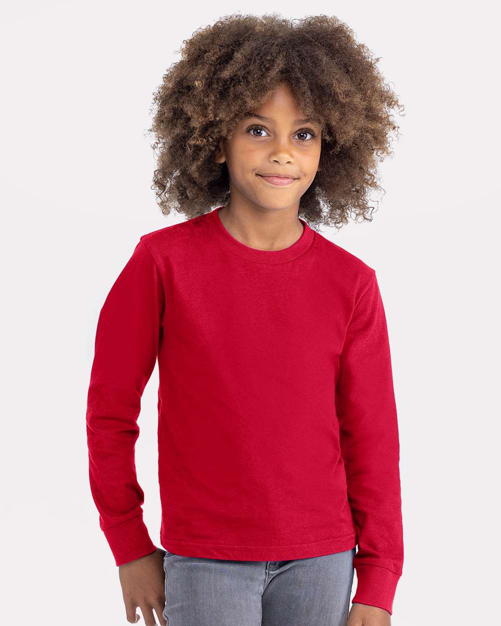 Next Level-3311-Youth Cotton Long Sleeve T-Shirt - Image 22