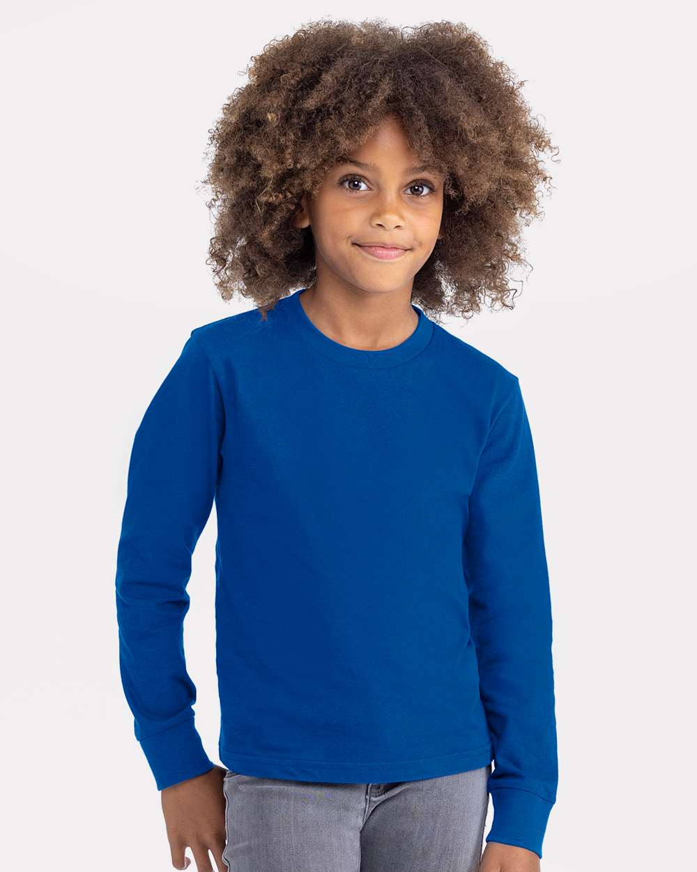 Next Level-3311-Youth Cotton Long Sleeve T-Shirt - Image 27