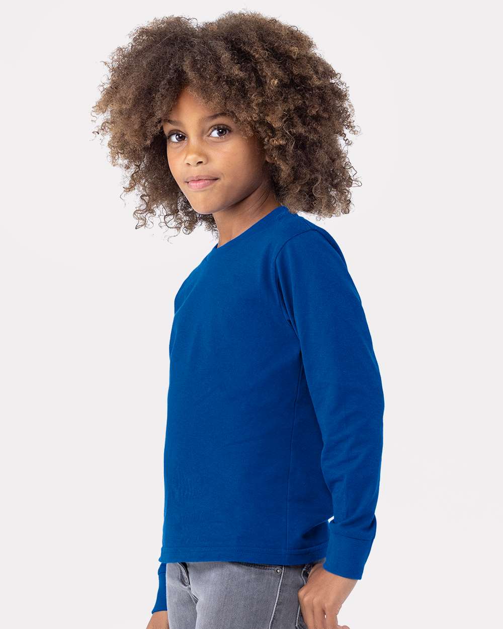 Next Level-3311-Youth Cotton Long Sleeve T-Shirt - Image 28