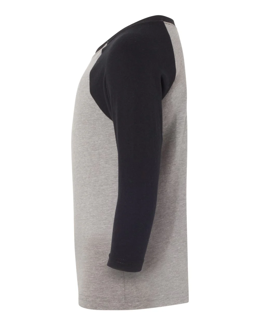 Next Level-3352-Youth CVC Three-Quarter Sleeve Raglan T-Shirt - Image 3