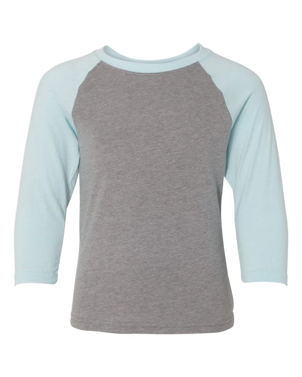 Next Level-3352-Youth CVC Three-Quarter Sleeve Raglan T-Shirt - Image 8
