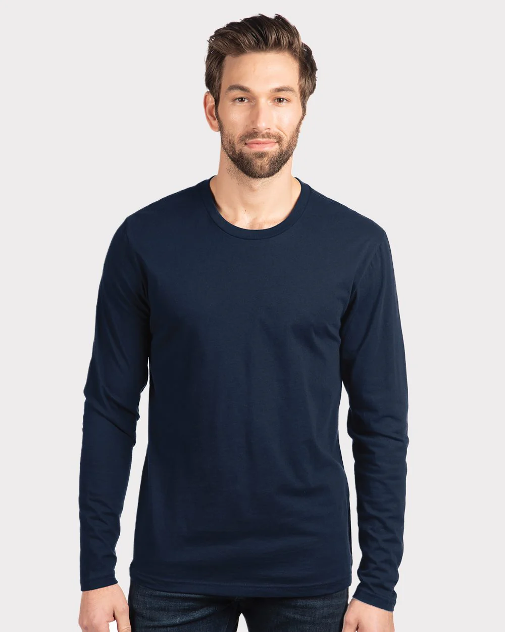 Next Level-3601-Cotton Long Sleeve T-Shirt - Image 4