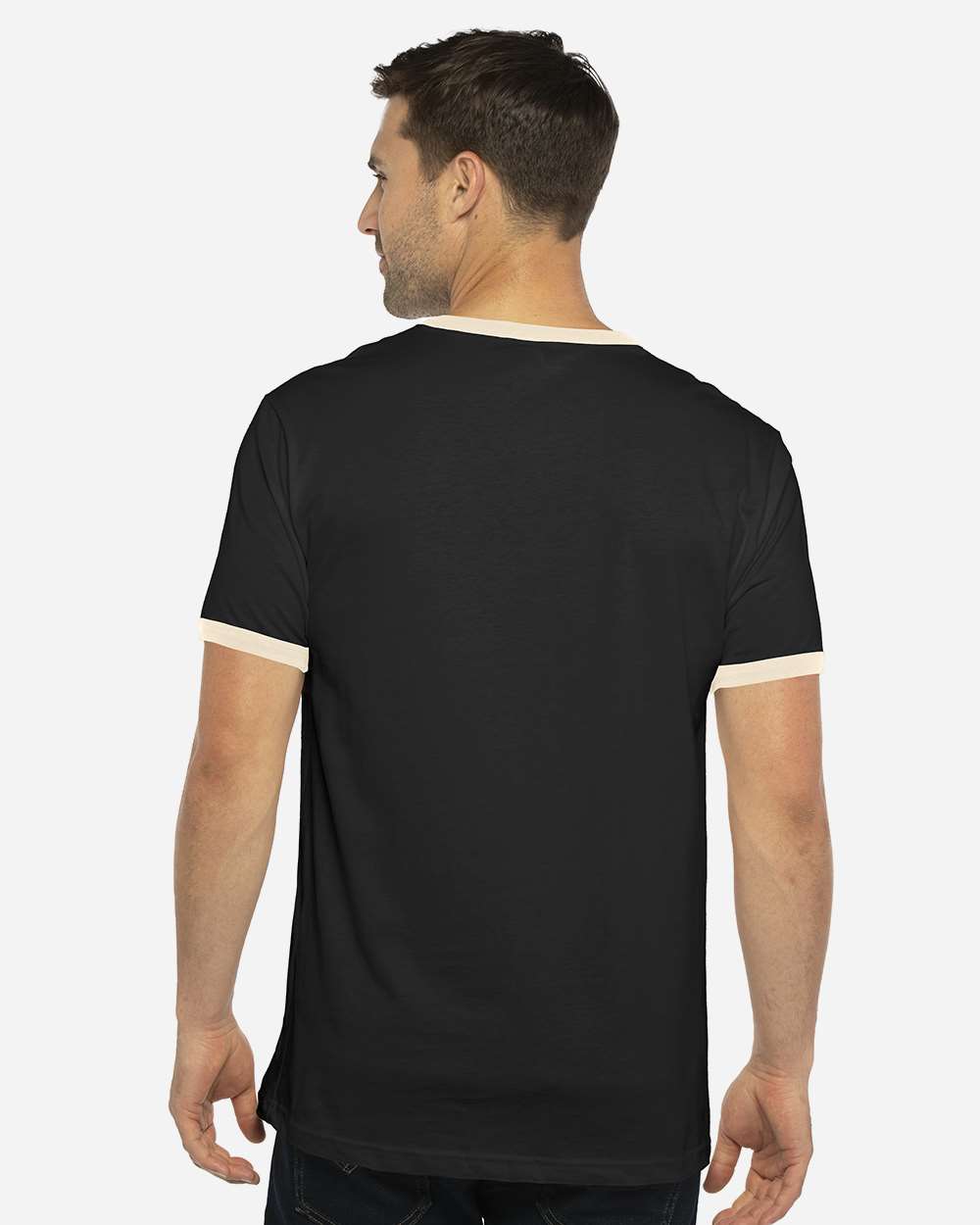 Next Level-3604-Cotton Ringer T-Shirt - Image 5