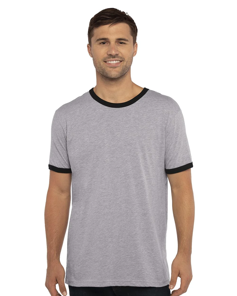 Next Level-3604-Cotton Ringer T-Shirt - Image 6
