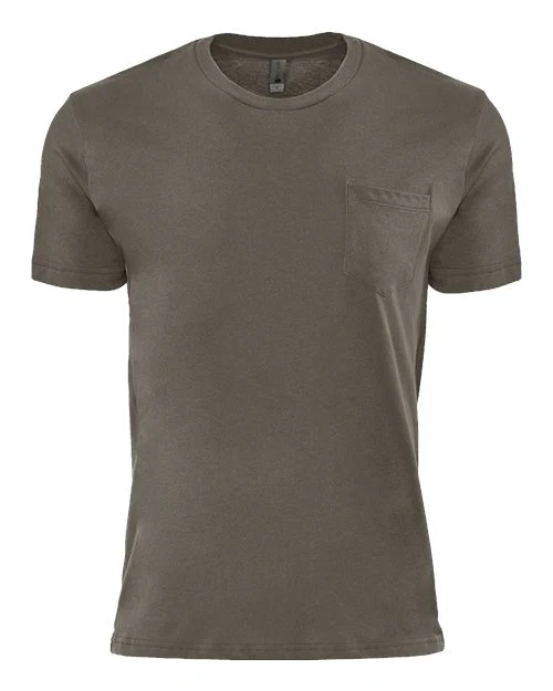 Next Level-3605-Cotton Pocket T-Shirt - Image 26