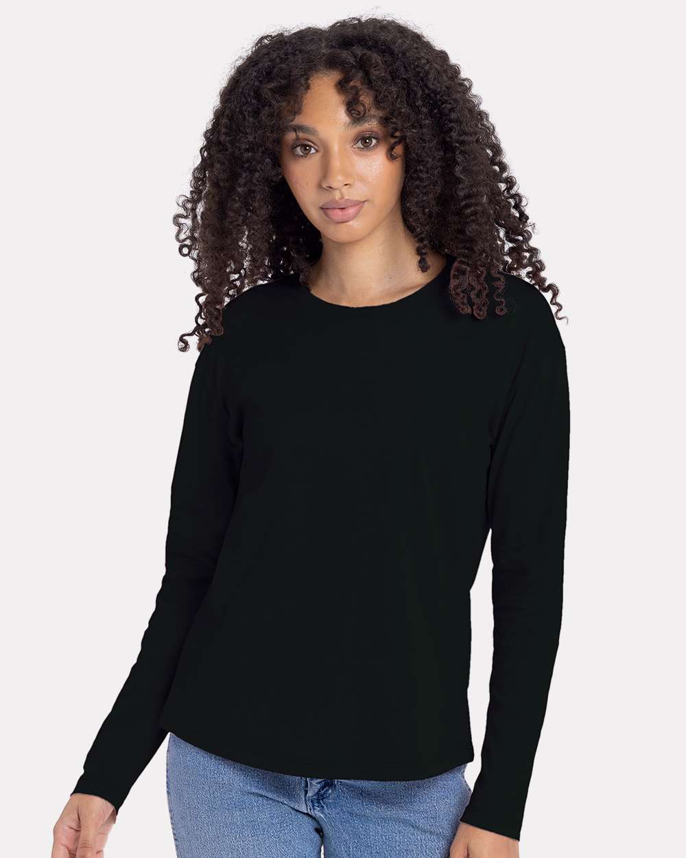 Next Level-3911-Women's Cotton Relaxed Long Sleeve T-Shirt - Image 4