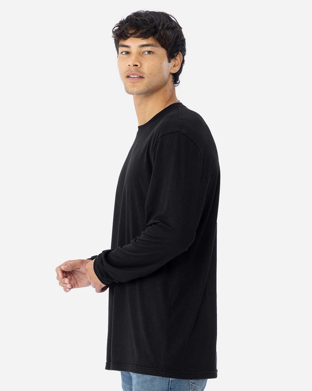 Next Level-6071-Triblend Long Sleeve T-Shirt - Image 5