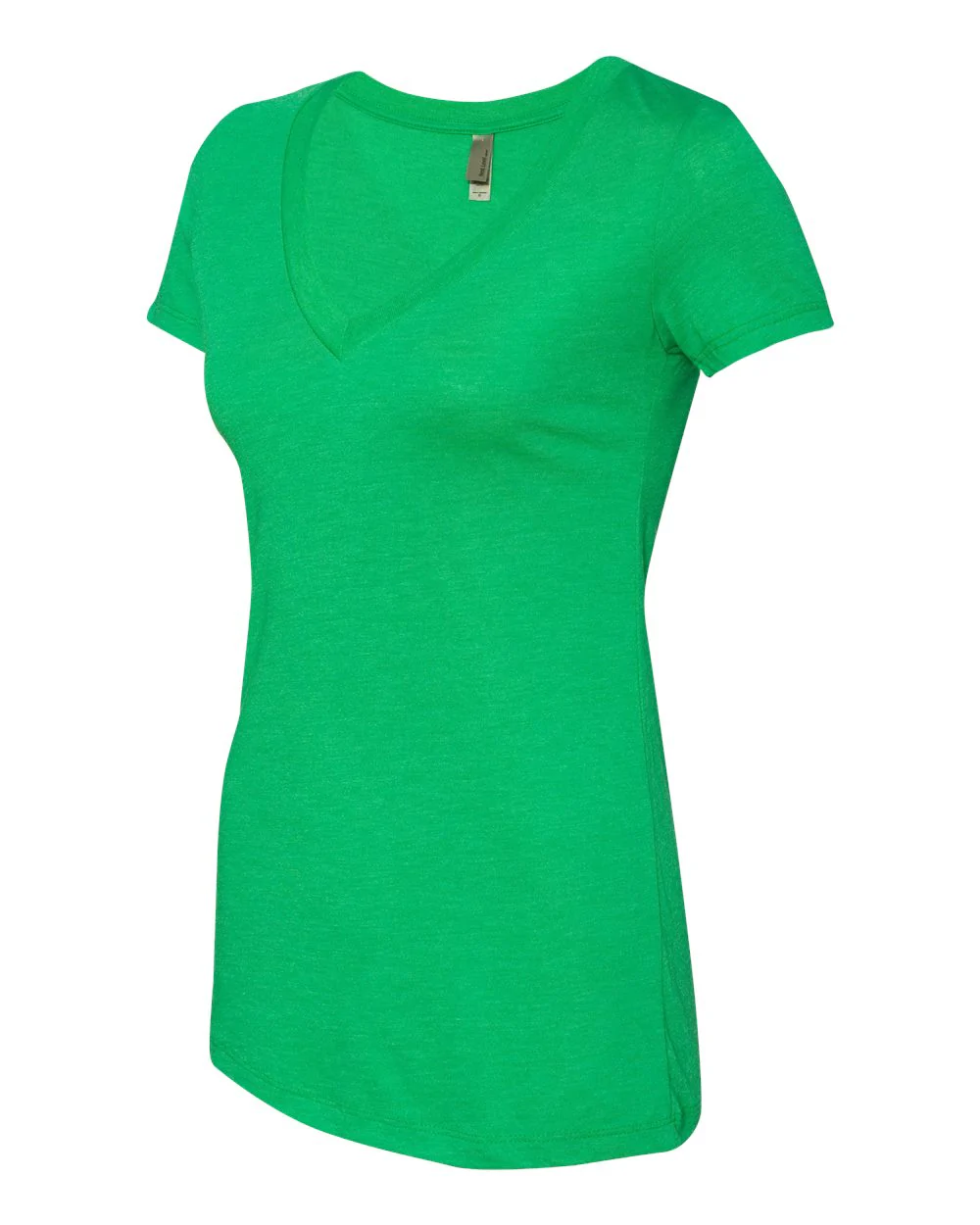 Next Level-6740-Women’s Triblend Deep V-Neck T-Shirt - Image 3