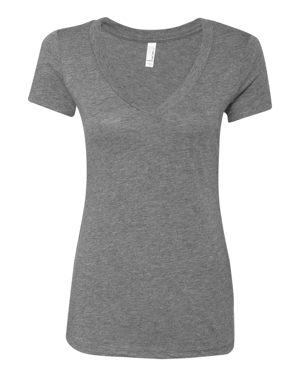 Next Level-6740-Women’s Triblend Deep V-Neck T-Shirt - Image 4