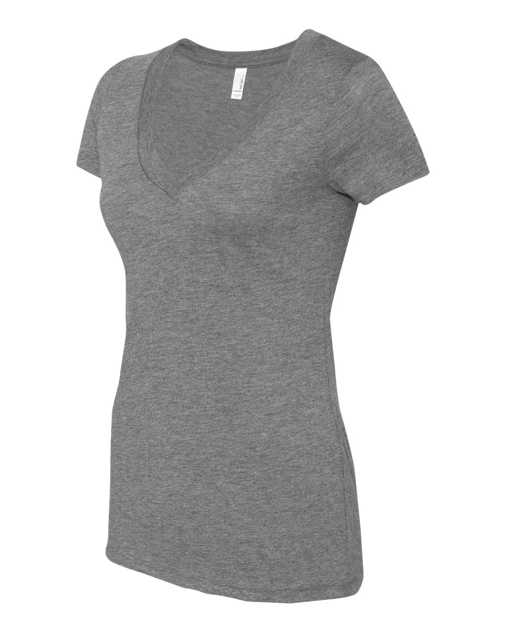 Next Level-6740-Women’s Triblend Deep V-Neck T-Shirt - Image 6