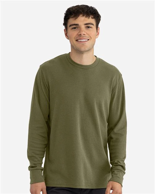 Next Level-8211-Unisex Ideal Thermal Long Sleeve T-Shirt - Image 2