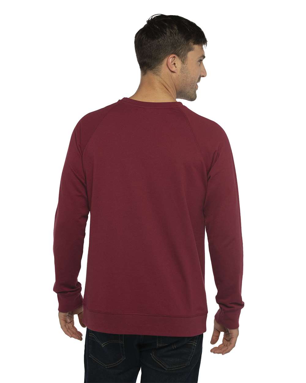 Next Level-9000-Laguna Raglan Crewneck Sweatshirt - Image 10