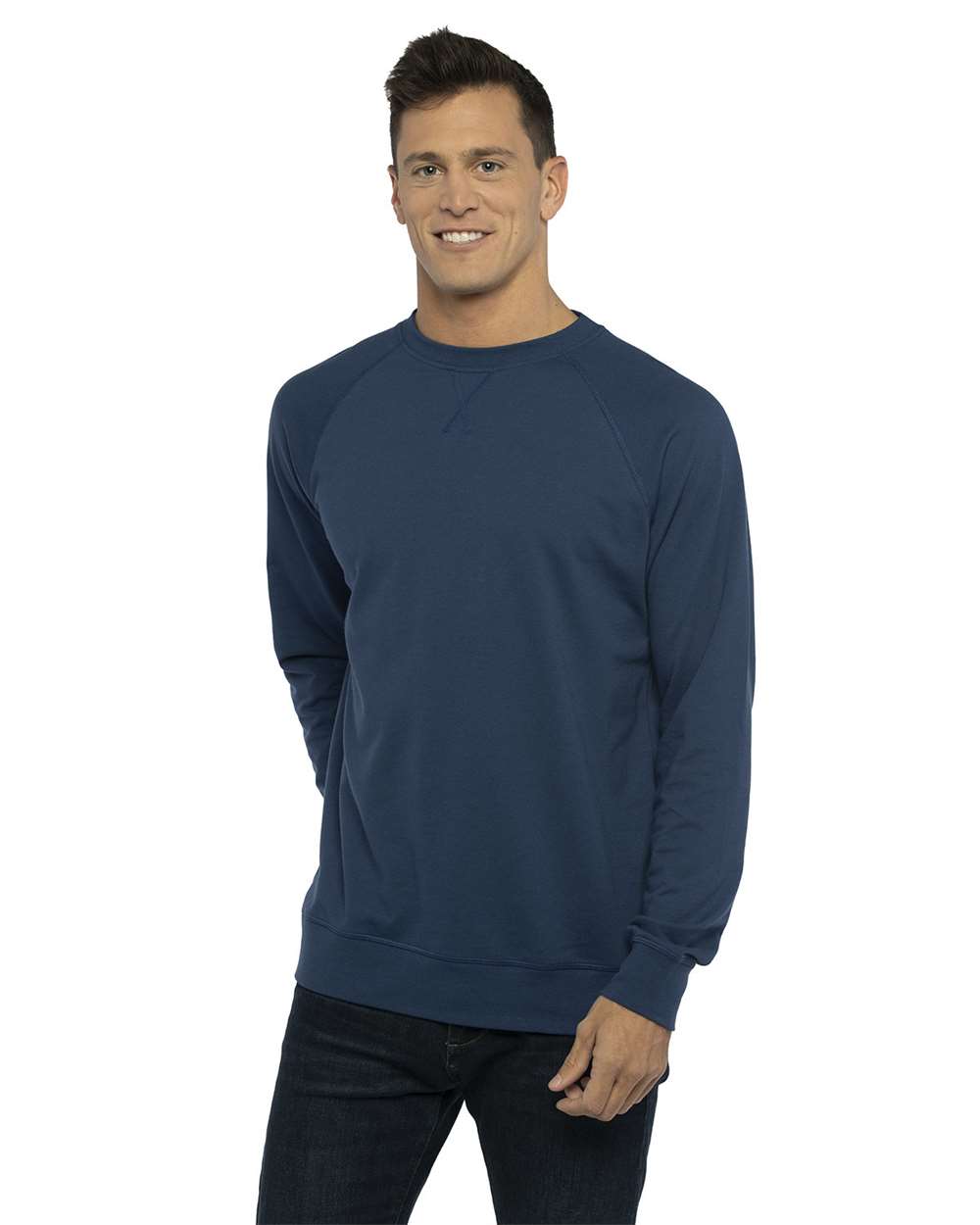 Next Level-9000-Laguna Raglan Crewneck Sweatshirt - Image 13