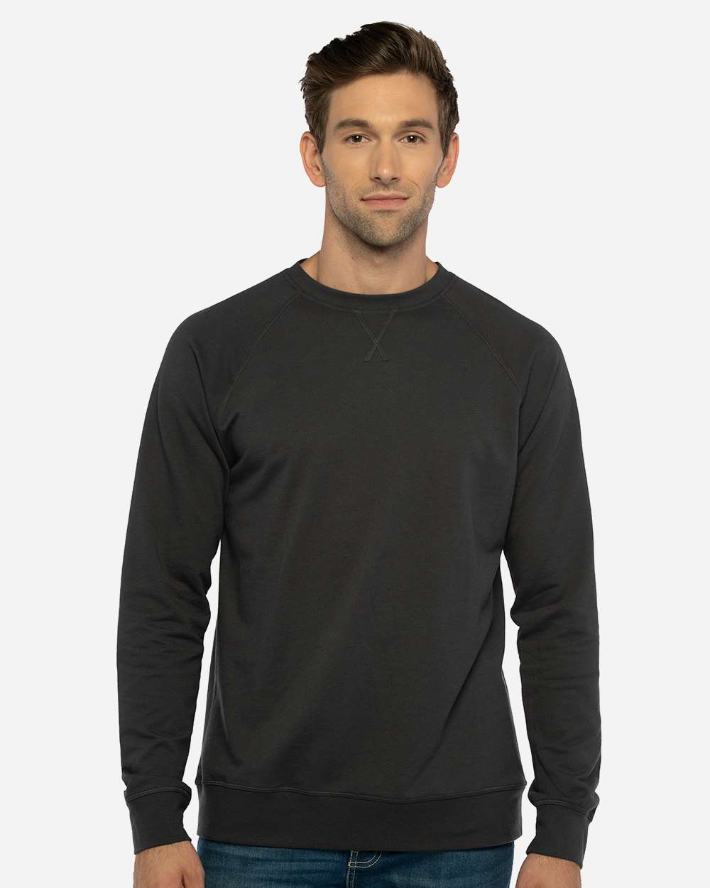 Next Level-9000-Laguna Raglan Crewneck Sweatshirt - Image 17