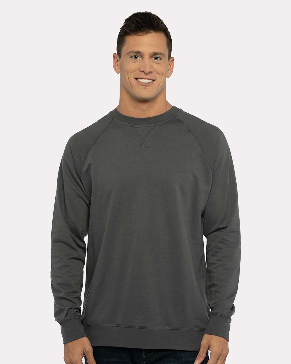 Next Level-9000-Laguna Raglan Crewneck Sweatshirt - Image 27