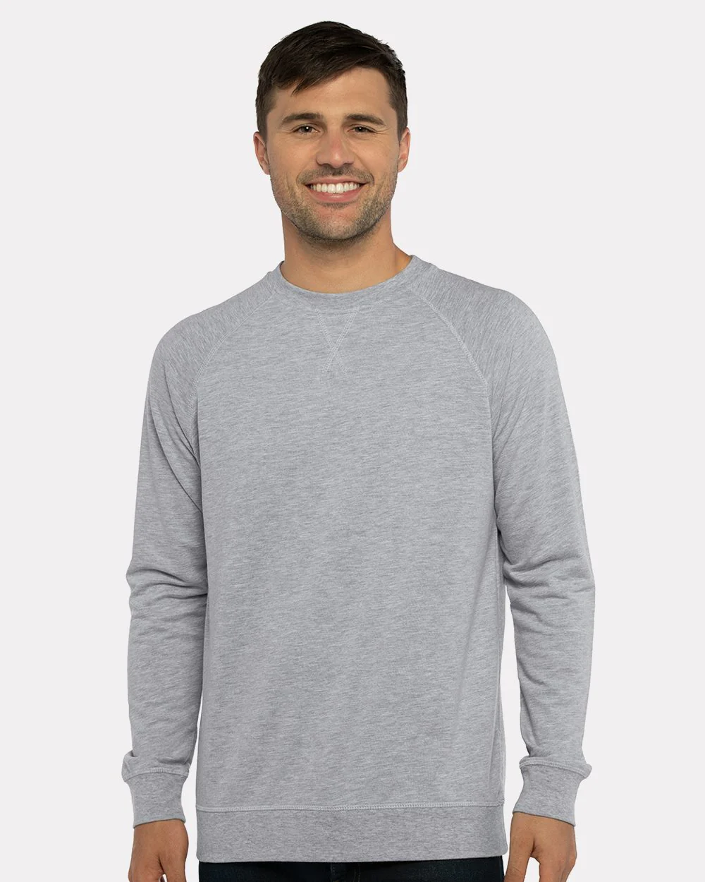 Next Level-9000-Laguna Raglan Crewneck Sweatshirt - Image 6