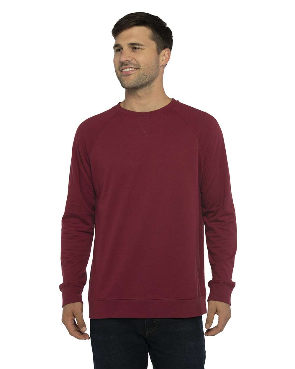 Next Level-9000-Laguna Raglan Crewneck Sweatshirt - Image 9
