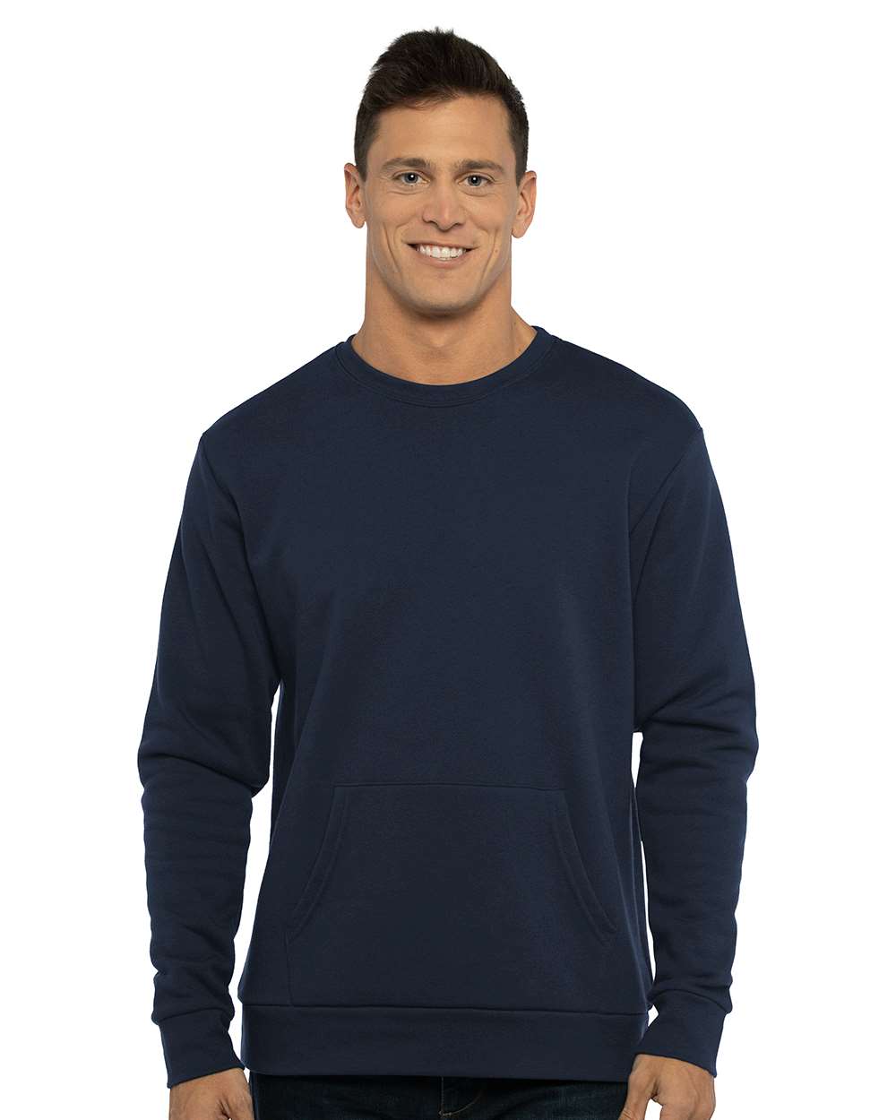 Next Level-9001-Santa Barbara Pocket Crewneck Sweatshirt - Image 19