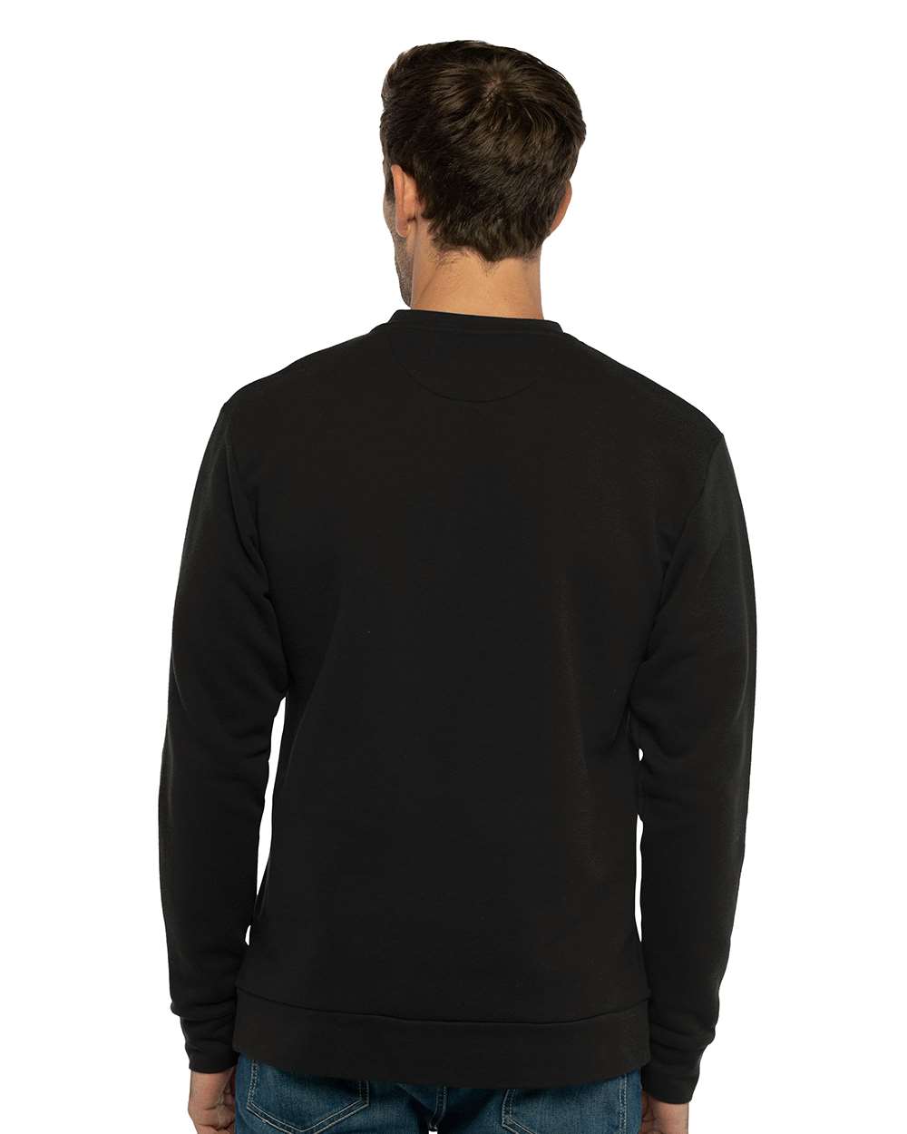 Next Level-9001-Santa Barbara Pocket Crewneck Sweatshirt - Image 5