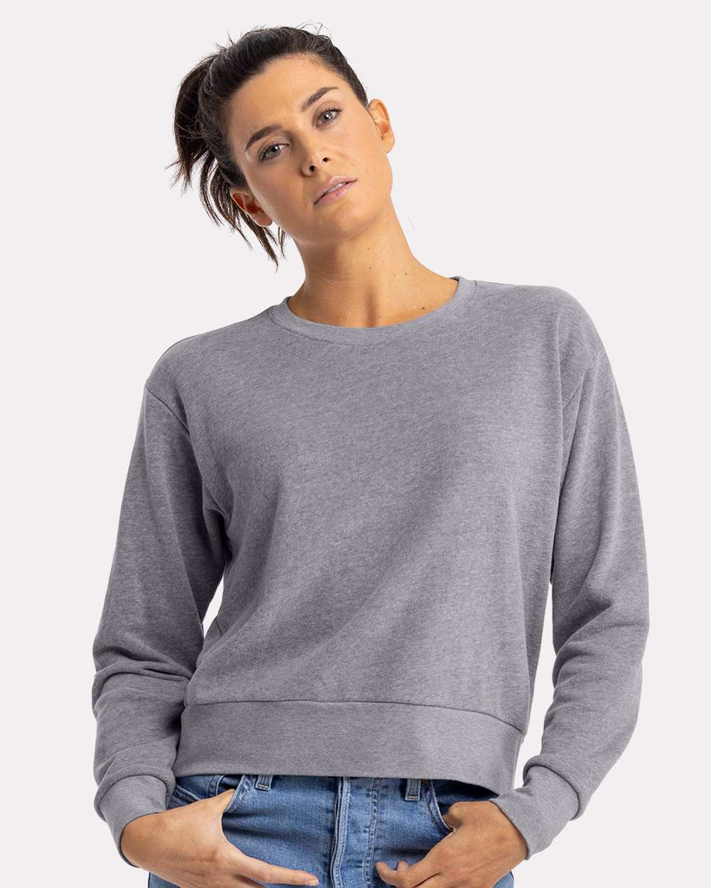 Next Level-9084-Women's Laguna Sueded Sweatshirt - Image 14