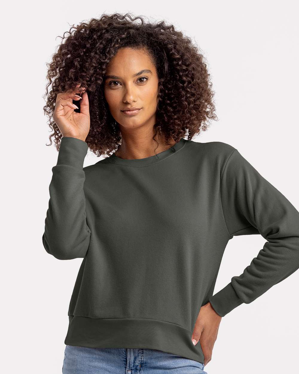 Next Level-9084-Women's Laguna Sueded Sweatshirt - Image 19