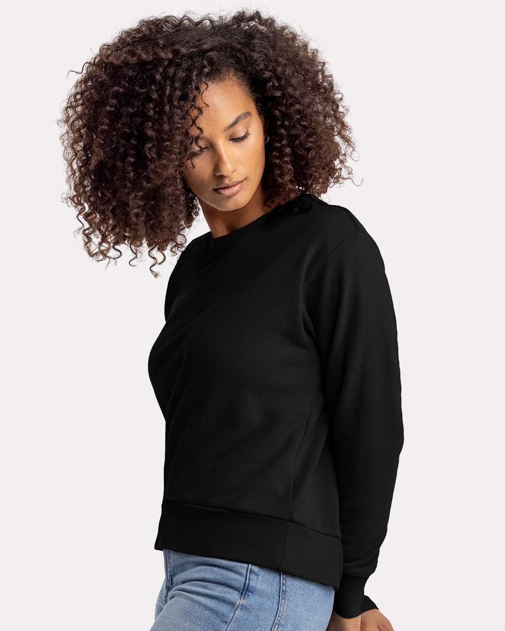 Next Level-9084-Women's Laguna Sueded Sweatshirt - Image 4
