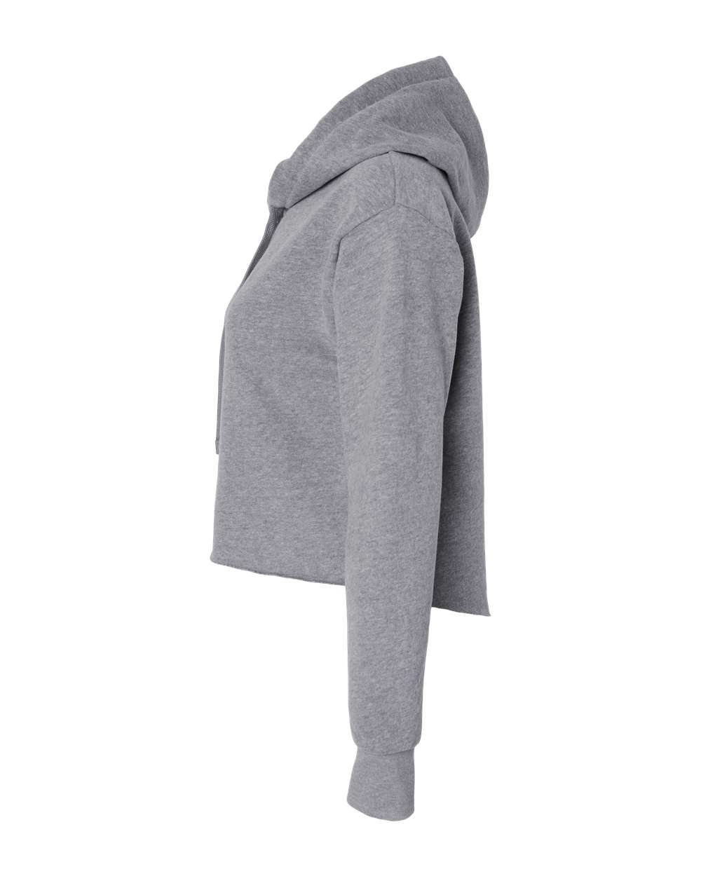 Next Level-9384-Women's Laguna Sueded Raw Edge Crop Hoodie - Image 14