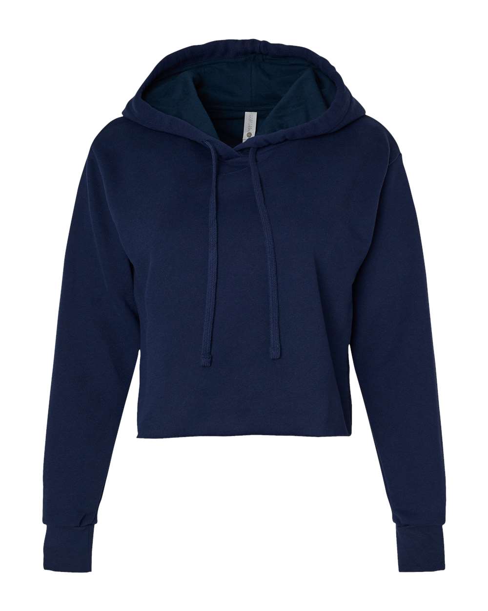 Next Level-9384-Women's Laguna Sueded Raw Edge Crop Hoodie - Image 20