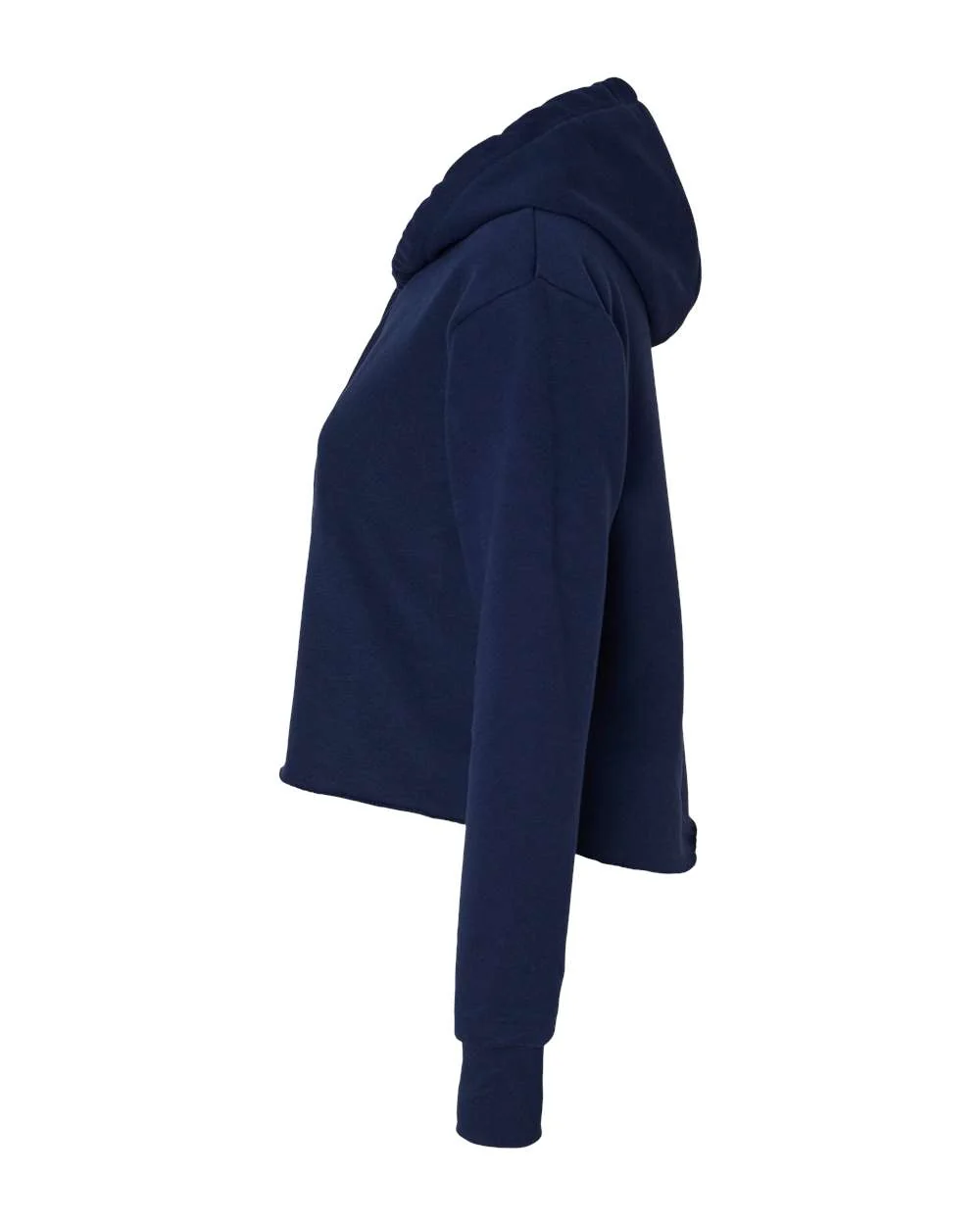 Next Level-9384-Women's Laguna Sueded Raw Edge Crop Hoodie - Image 22