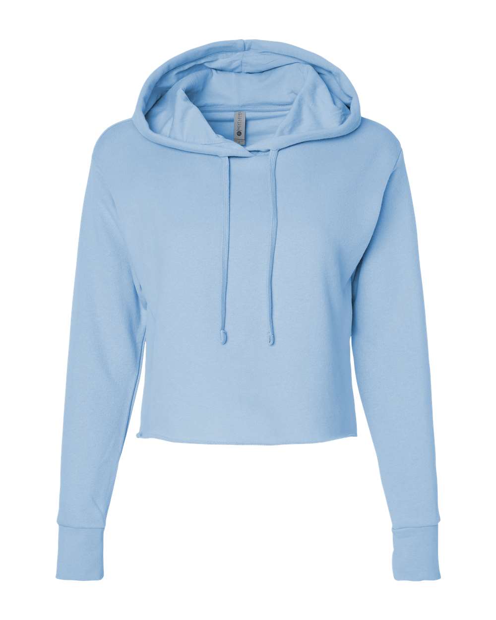 Next Level-9384-Women's Laguna Sueded Raw Edge Crop Hoodie - Image 28