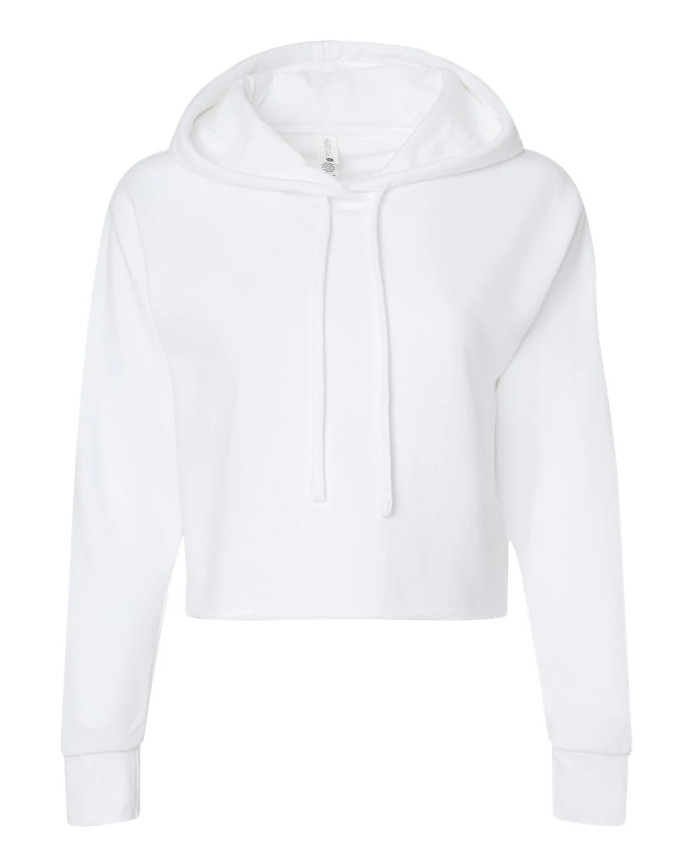 Next Level-9384-Women's Laguna Sueded Raw Edge Crop Hoodie - Image 33
