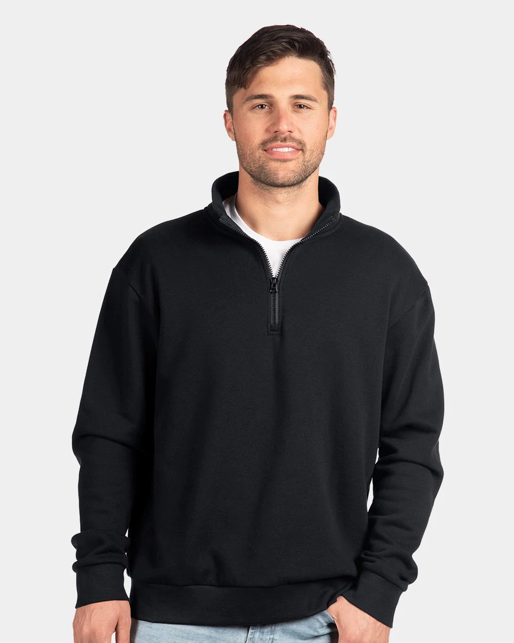Next Level-9643-Fleece Quarter-Zip Pullover - Image 6