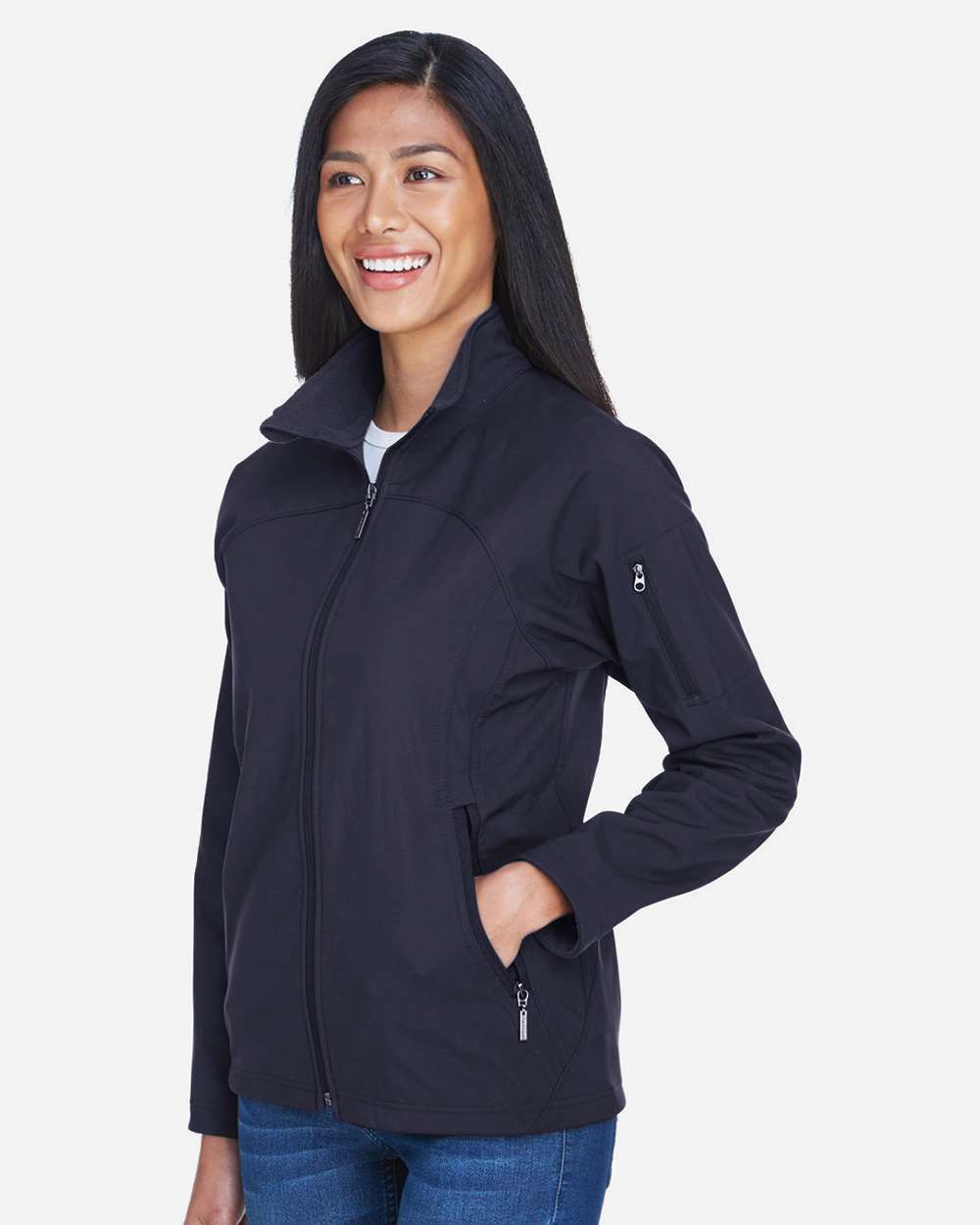 North End-78034-Women's 3-layer Fleece Performance Soft Shell Jacket - Image 10