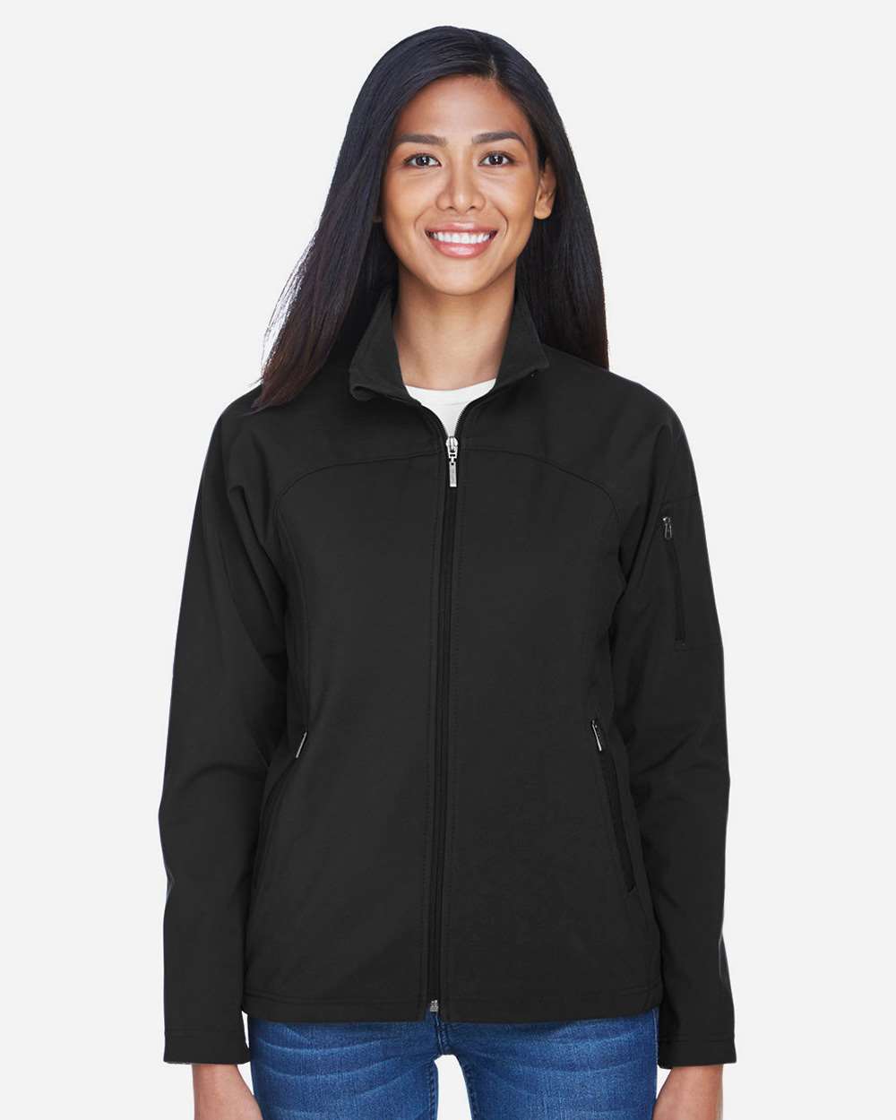 North End-78034-Women's 3-layer Fleece Performance Soft Shell Jacket - Image 3