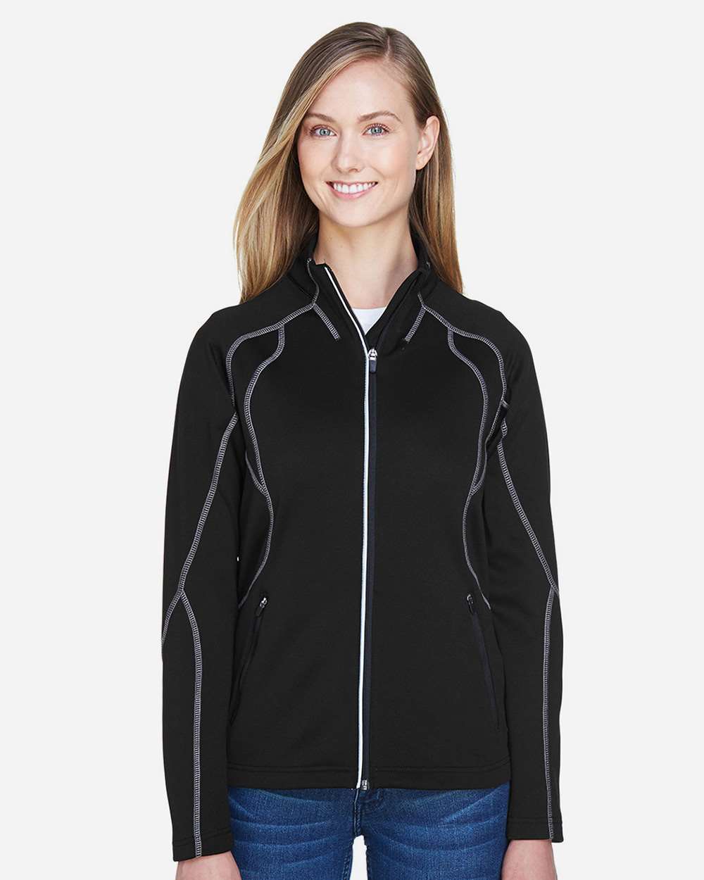 North End-78174-Women's Gravity Performance Fleece Jacket - Image 3