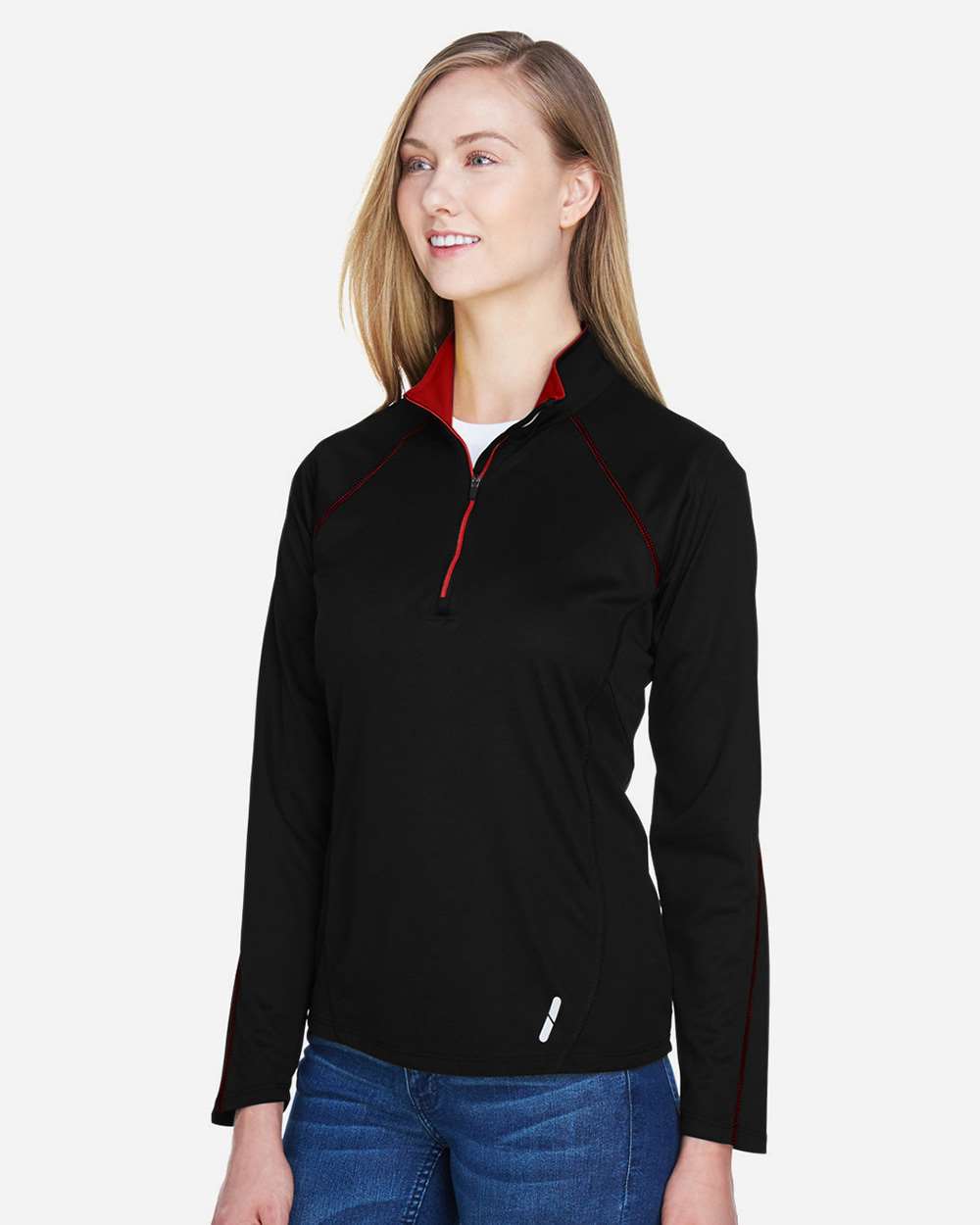 North End-78187-Women's Radar Quarter-Zip Pullover Performance Top - Image 10