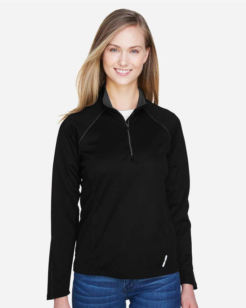 North End-78187-Women's Radar Quarter-Zip Pullover Performance Top - Image 6