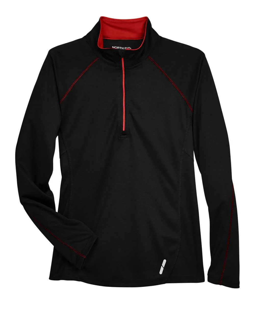 North End-78187-Women's Radar Quarter-Zip Pullover Performance Top - Image 7