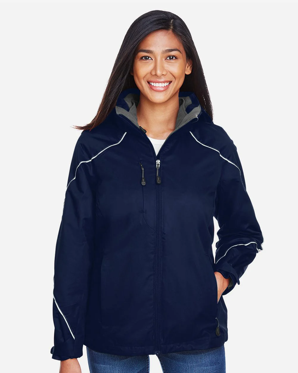 North End-78196-Women's Angle 3-in-1 Jacket with Bonded Fleece Liner - Image 6